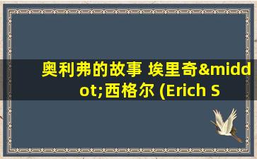 奥利弗的故事 埃里奇·西格尔 (Erich Segal)